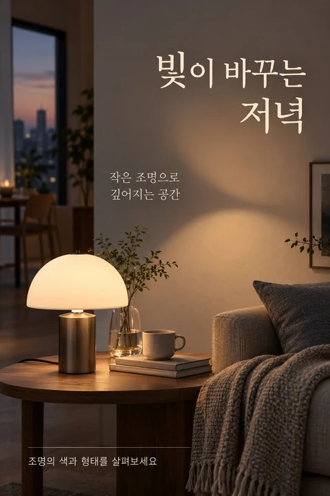 빛이 바꾸는 저녁