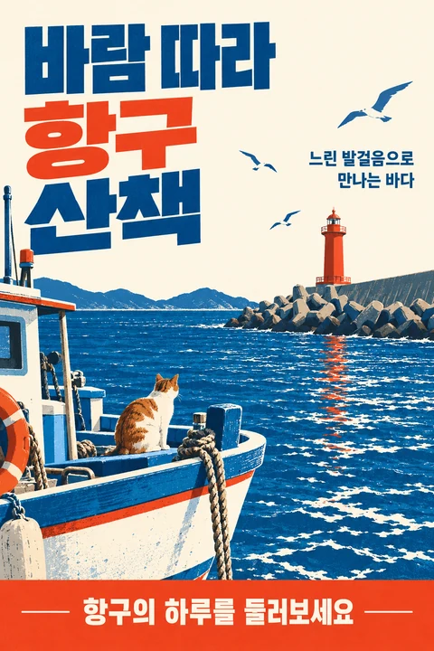 바람 따라 항구 산책