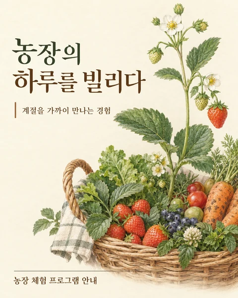 농장의 하루를 빌리다