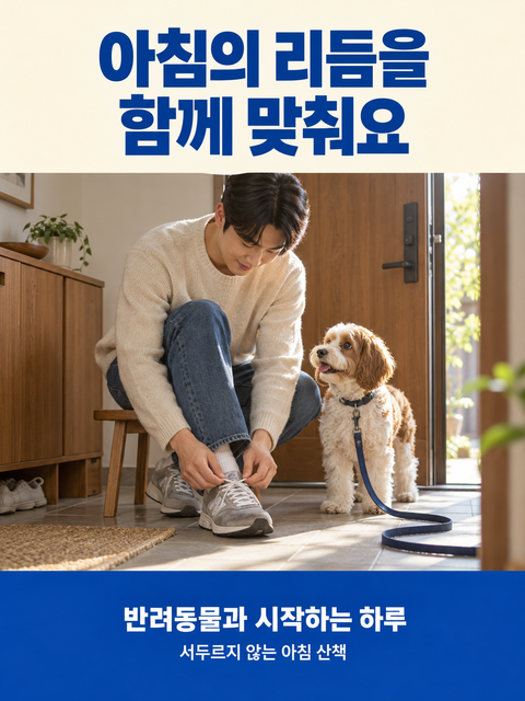 아침의 리듬을 함께 맞춰요